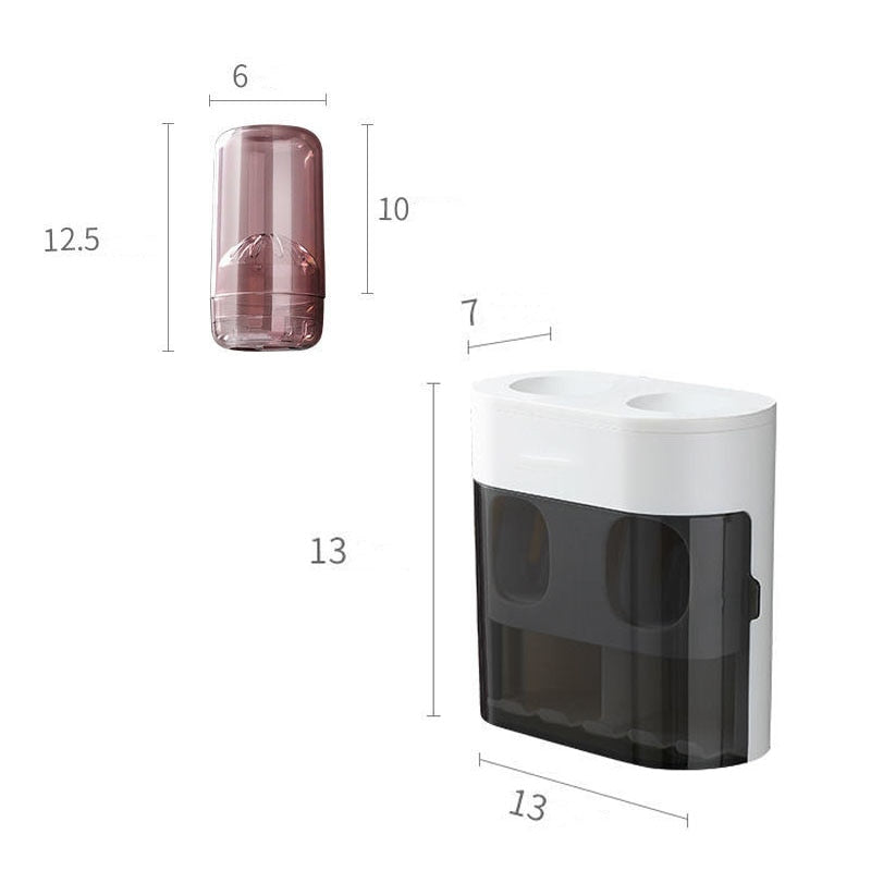 Wall Mounted Automatic Toothpaste Squeezer