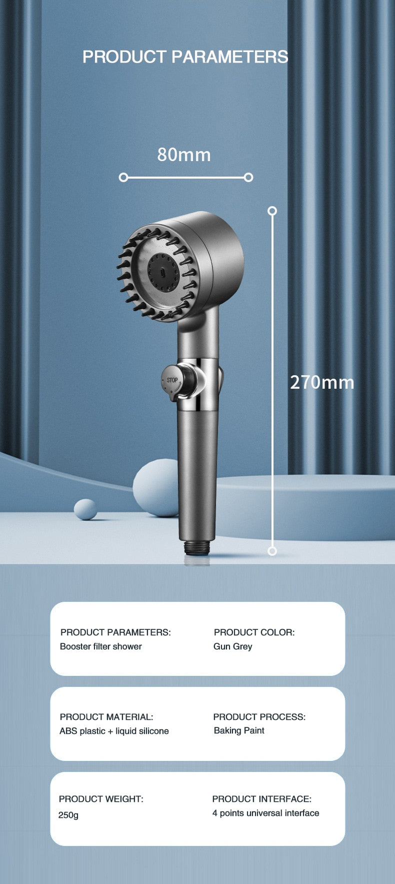 Adjustable Boost Filter Holder with Hose f
