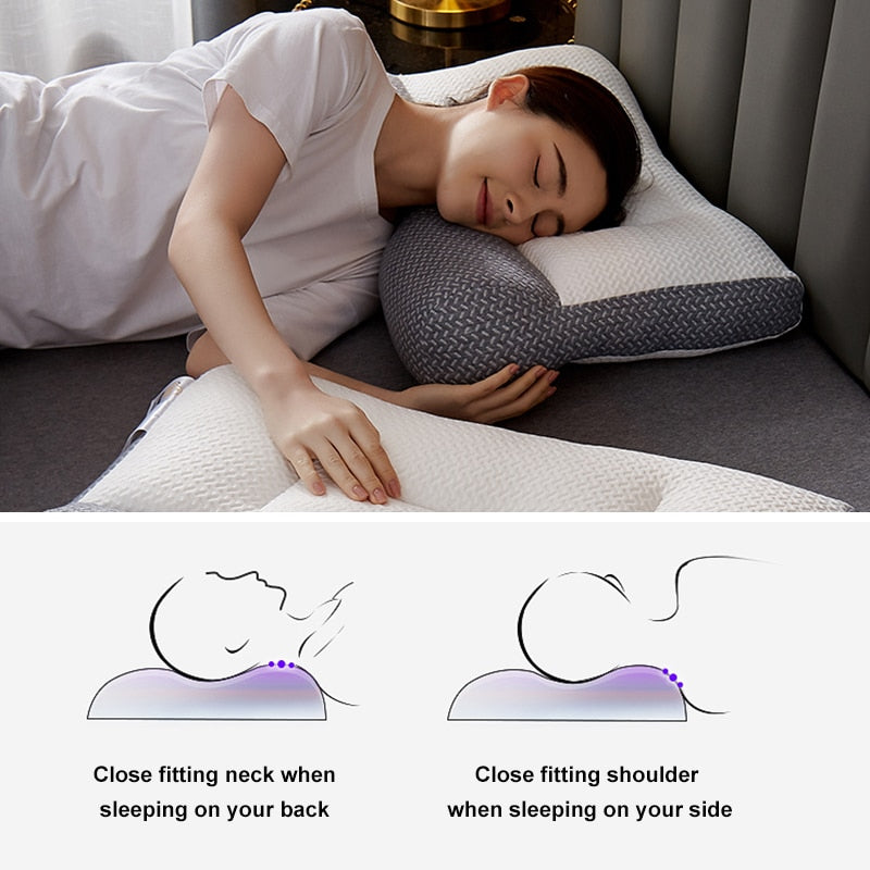 Super Ergonomic Foam Cervical Pillow