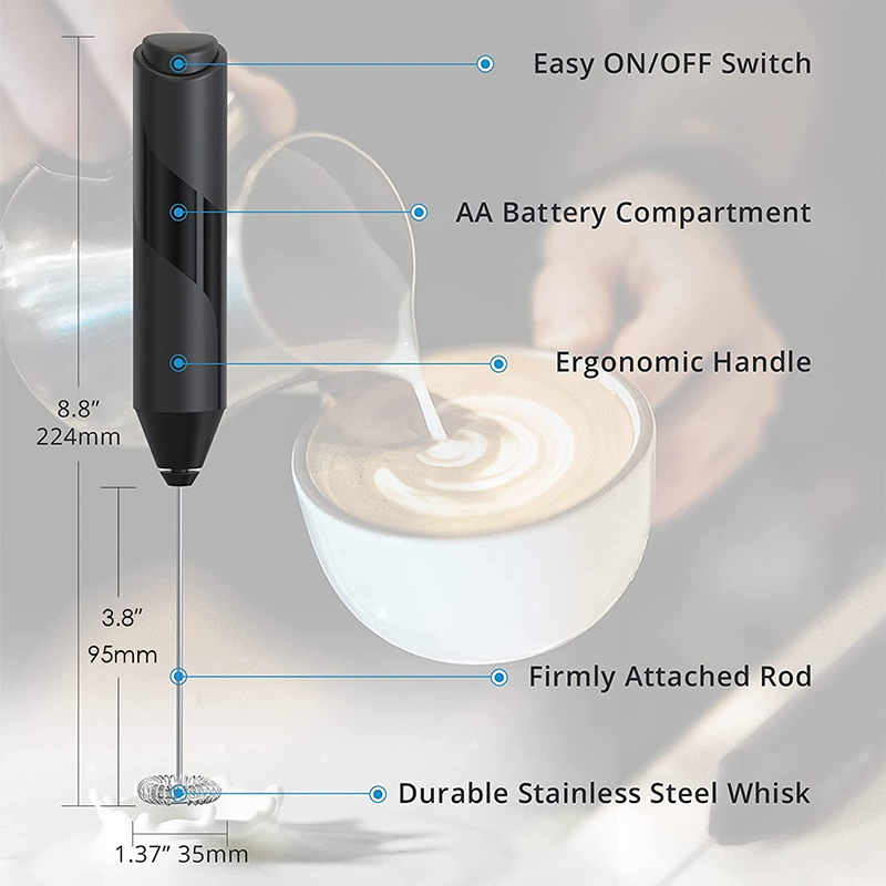 Mini Wireless Electric Milk Foamer Blender