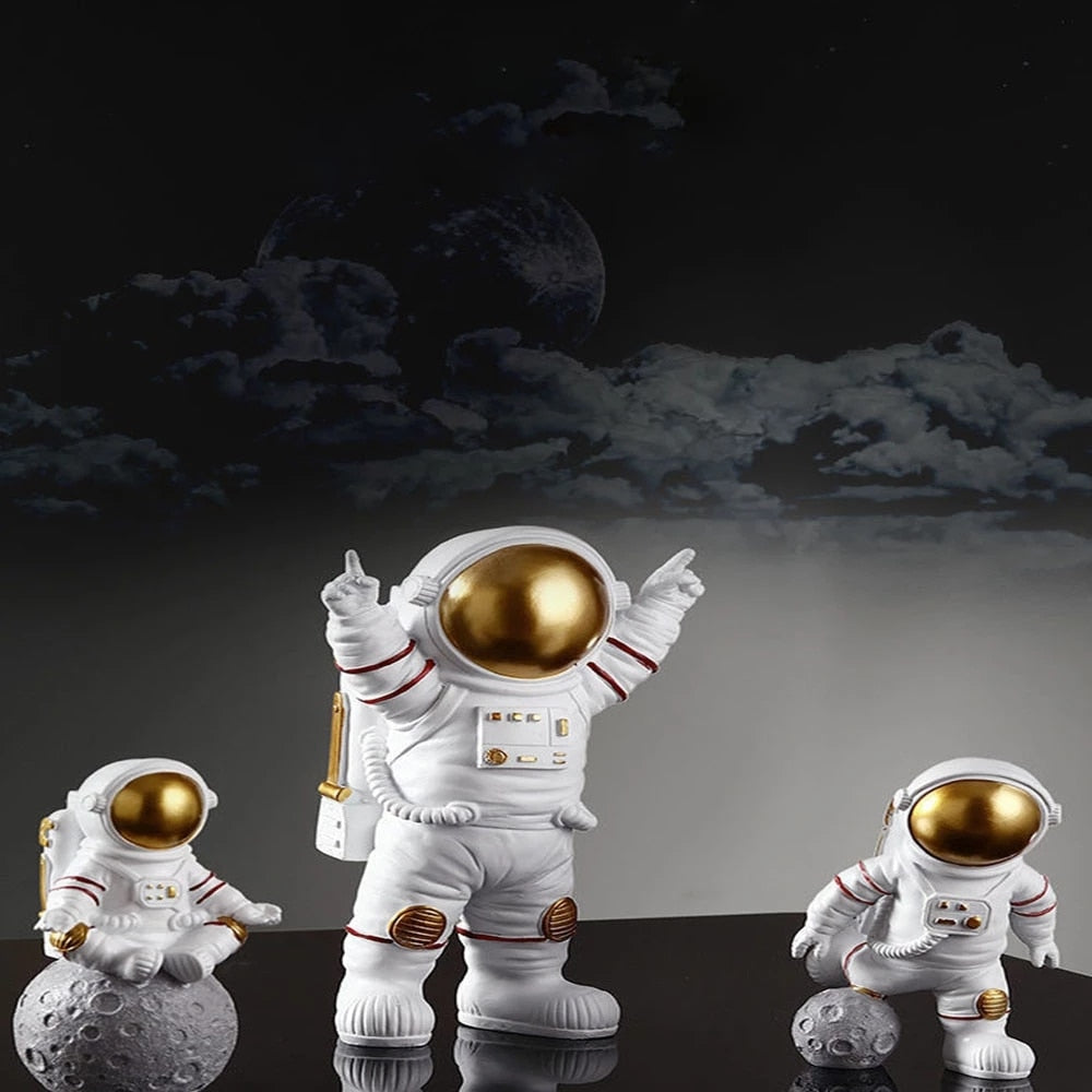 Astronaut Figure Statue Figurine Sculpture
