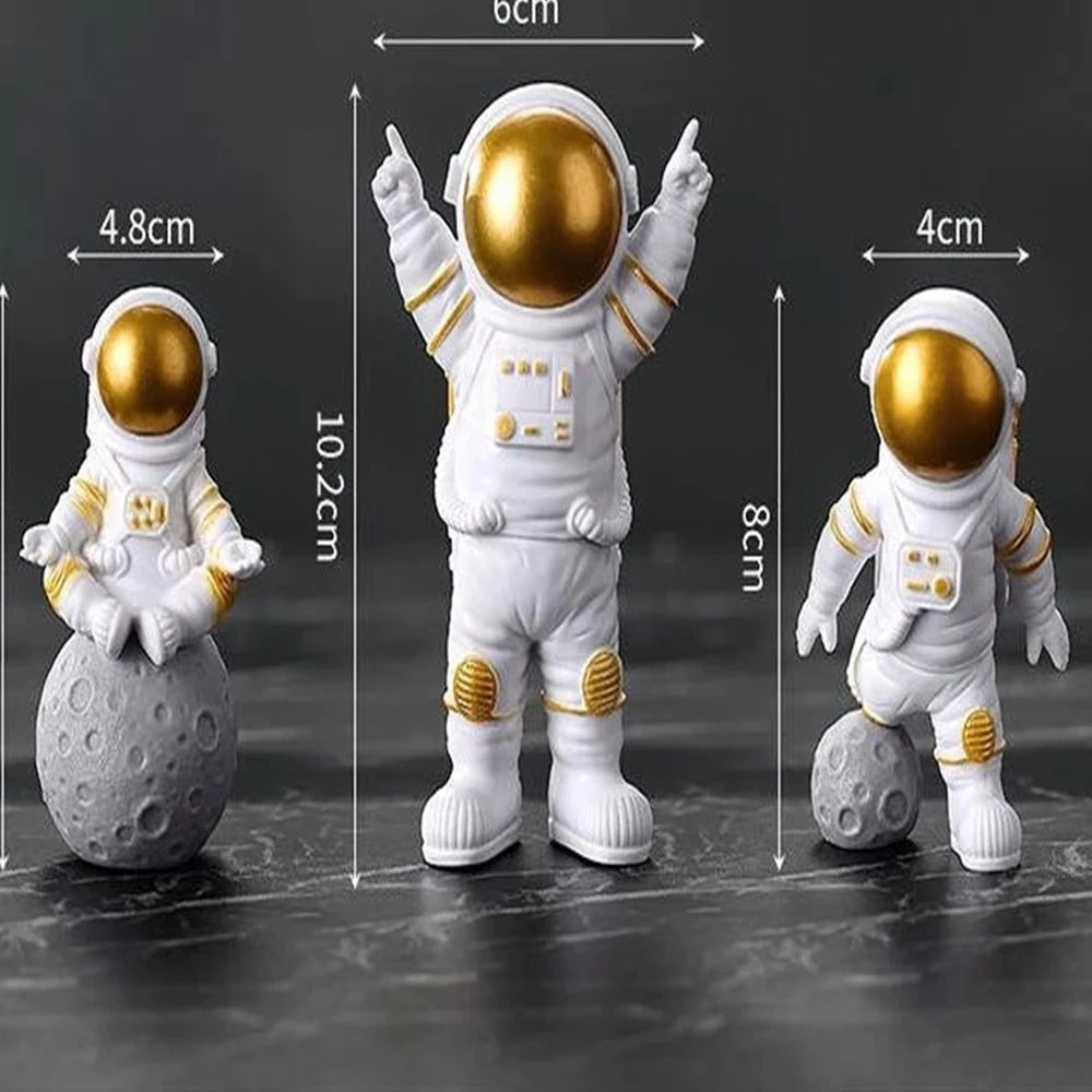 Astronaut Figure Statue Figurine Sculpture